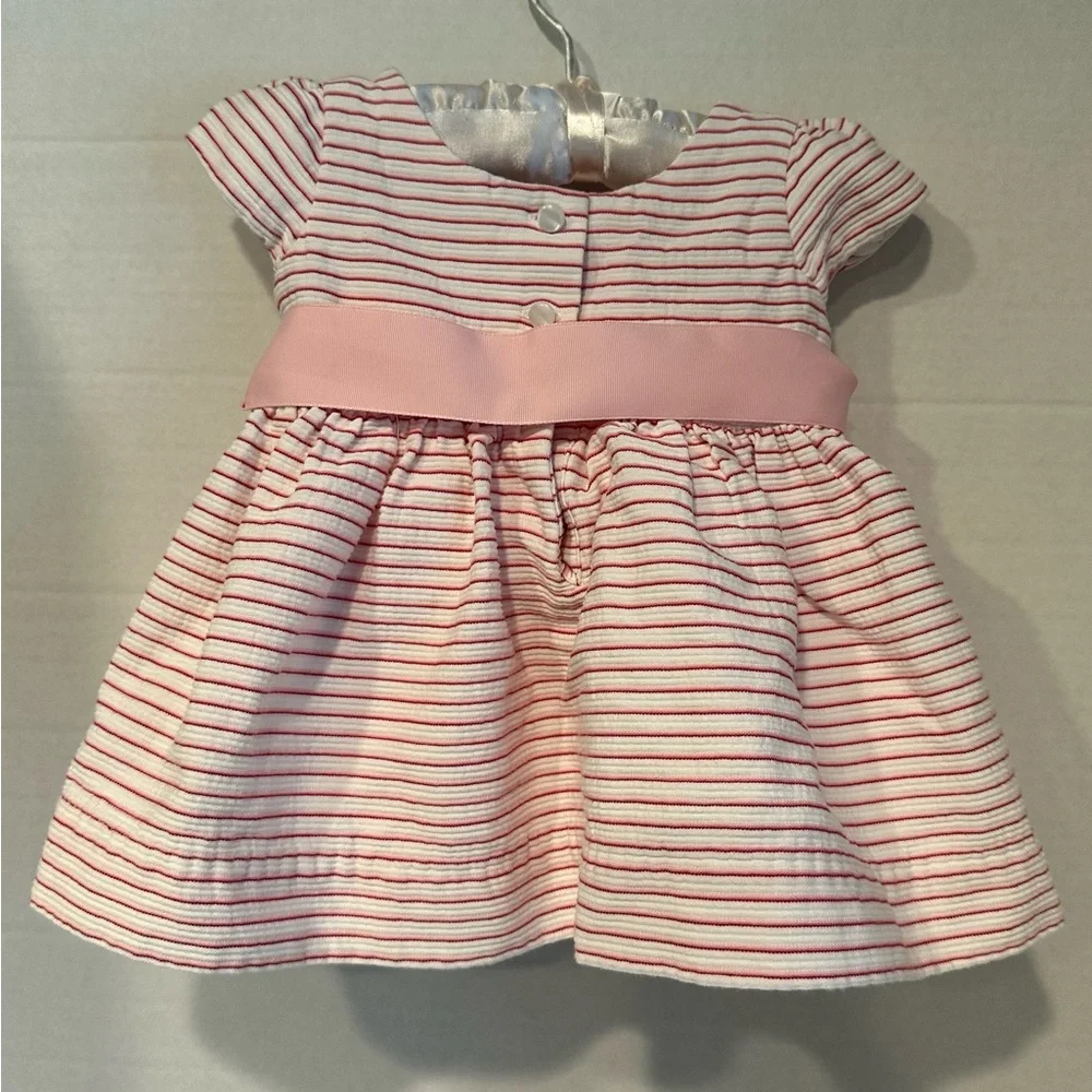 Ralph Lauren Cap Sleeved 3M Baby Girl Dress & Carter’s Bloomers! Pink & …